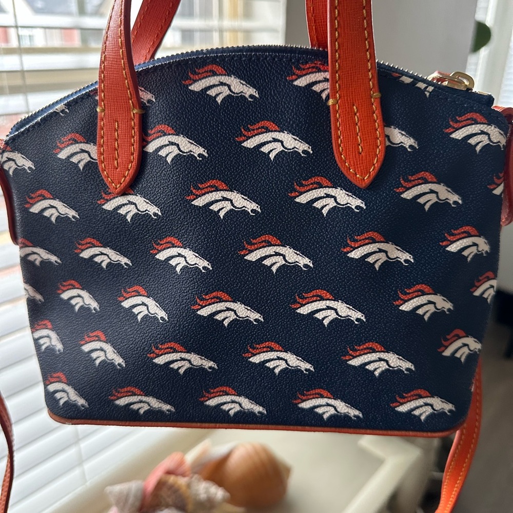 Dooney & Bourke Blue and Orange Mini Bag - Picture 2 of 4
